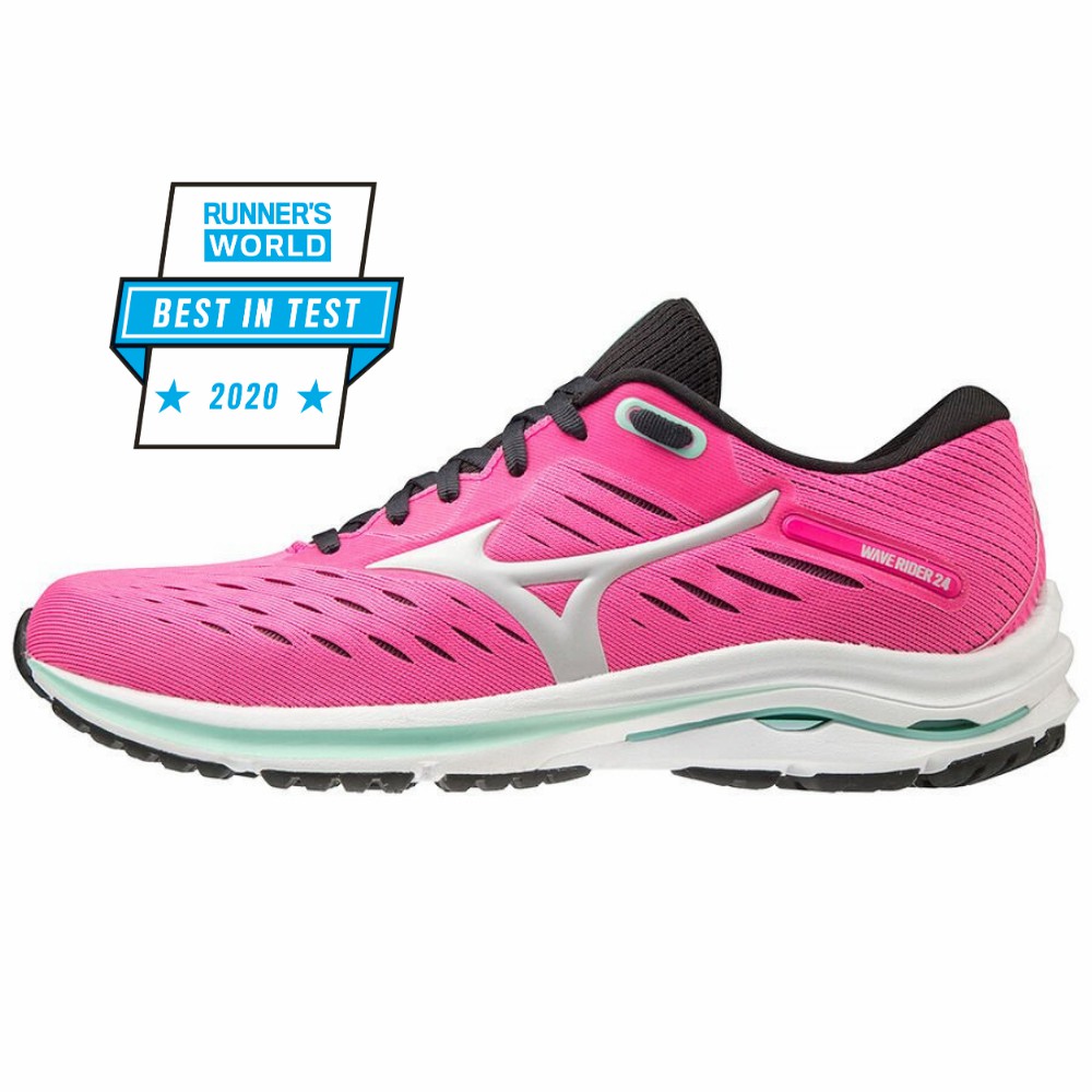 Scarpe Running Mizuno Wave Rider 24 Donna - Rosa - 63970-BCTU